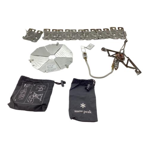 Snow peak (スノーピーク) シングルガスバーナー PSLPGマーク有 GS-360 2017年製 使用燃料【OD缶】 ヤエンストーブナギ