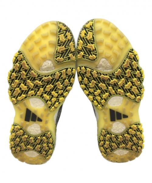 adidas (アディダス) ゴルフシューズ メンズ SIZE 28cm グレー×イエロー  コードカオス22 BOA GX0199