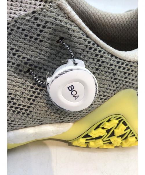 adidas (アディダス) ゴルフシューズ メンズ SIZE 28cm グレー×イエロー  コードカオス22 BOA GX0199