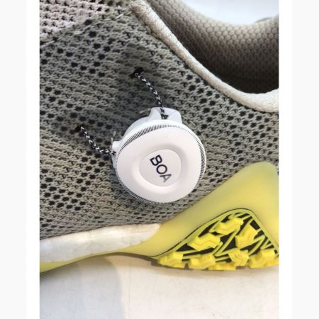 adidas (アディダス) ゴルフシューズ メンズ SIZE 28cm グレー×イエロー  コードカオス22 BOA GX0199