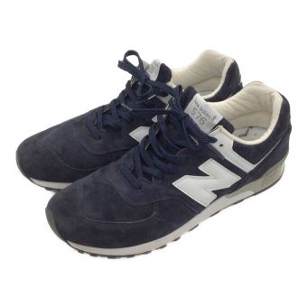 NEW BALANCE (ニューバランス) レザースニーカー メンズ SIZE 28cm ネイビー 英国製 576 M576DNW