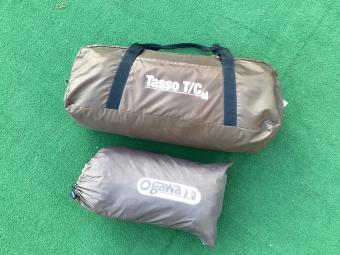 OGAWA (オガワ) モノポールテント 2727 タッソT/C 高さ195～250cm×横幅370～480cm 1～2人用 TC素材