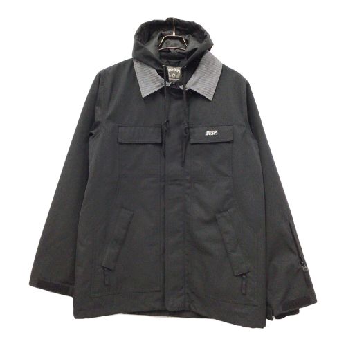 VESP (ベスプ) スノーボードウェア(ジャケット) メンズ SIZE L ブラック VPMJ1043 2023-24年モデル TWOWAY WORK SHIRT JACKET 未使用品