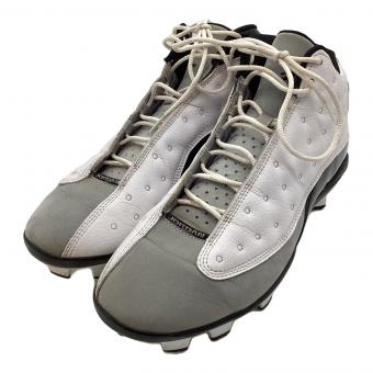 NIKE (ナイキ) 野球スパイク メンズ SIZE 29.5cm ホワイト 日本未発売モデル エアジョーダン13 レトロ MCS "クリート バロンズ" AJ8016-120