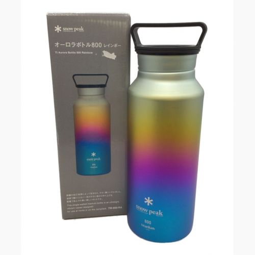 Snow peak (スノーピーク) アウトドア食器 800ml レインボー TW-800-RA オーロラボトル800