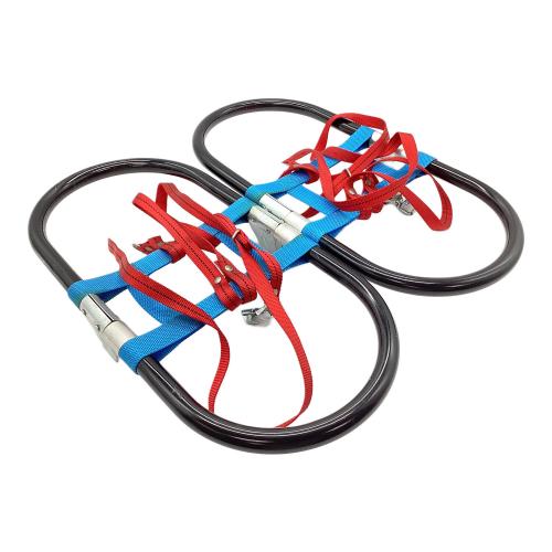 スノーシュー ブラック×レッド×ブルー アルミワカン