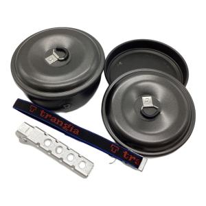 trangia (トランギア) クッカー ブラックバージョン・バンド/予備蓋/ハンドル付 ツンドラ3ミニ