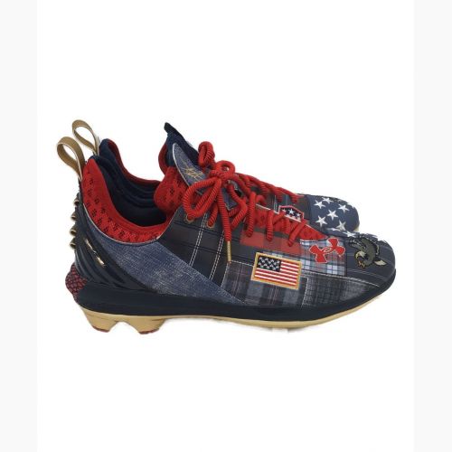 UNDER ARMOUR 野球スパイク メンズ SIZE 29.5cm ネイビー Harper 5 Low ST 'USA' MLBフィラデルフィア・フィリーズ＃3 ブライス・ハーパー 選手日本未発売モデル 星条旗 3023496-400