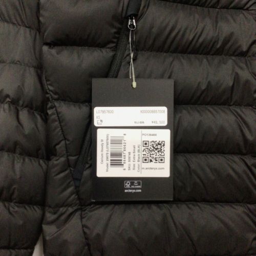 ARC'TERYX (アークテリクス) アウトドアウェア(ジャケット) メンズ SIZE XS ブラック ダウン セリウムフーディM 29675