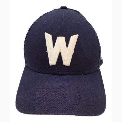 横浜DeNAベイスターズ (ベイスターズ) 応援グッズ SIZE Free ネイビー Wロゴ メッシュキャップ @ New Era 帽子  横浜大洋ホエールズ復刻キャップ 復刻モデル｜トレファクONLINE