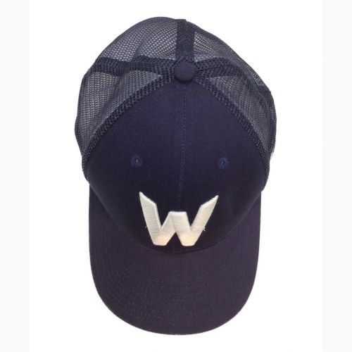 横浜DeNAベイスターズ (ベイスターズ) 応援グッズ SIZE Free ネイビー Wロゴ メッシュキャップ @ New Era 帽子  横浜大洋ホエールズ復刻キャップ 復刻モデル