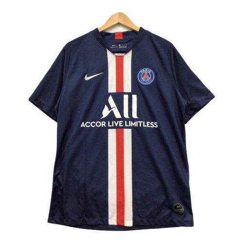 Paris Saint-Germain (パリ・サン ジェルマン) サッカーユニフォーム メンズ SIZE L ネイビー 背番号無し パリサンジェルマン 19-20ホームレプリカ AJ5553-411