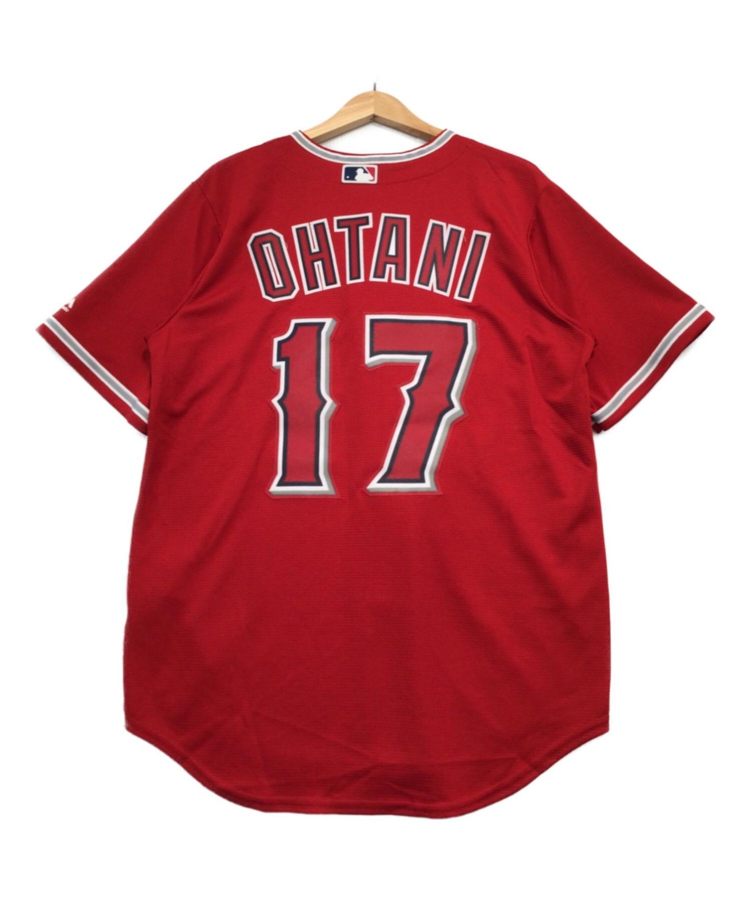 Majestic 大谷翔平 オーセンティック ユニフォーム 48サイズ 赤