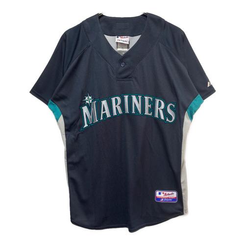 Majestic (マジェスティック) 応援グッズ Lサイズ ネイビー 【51】イチロー オーセンティック ユニフォーム シアトルマリナーズ