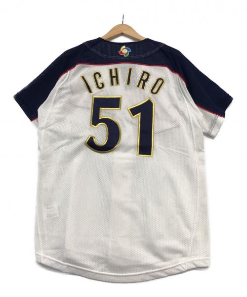 MIZUNO (ミズノ) 応援グッズ Lサイズ ホワイト 【51】イチロー ユニフォーム WBC2006年日本代表 侍ジャパン 52MK-08901