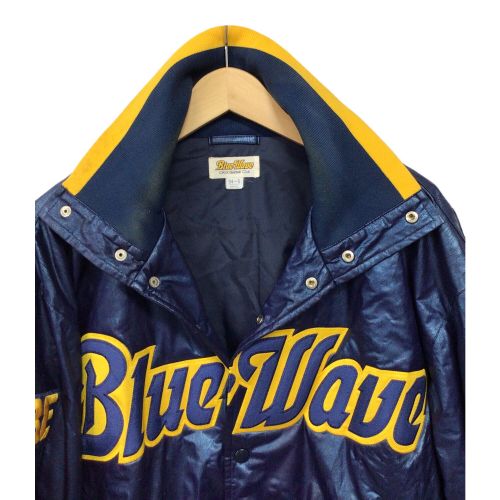 オリックスブルーウェーブ 応援グッズ Lサイズ ブルー×イエロー 94年製 当時物 グランドコート