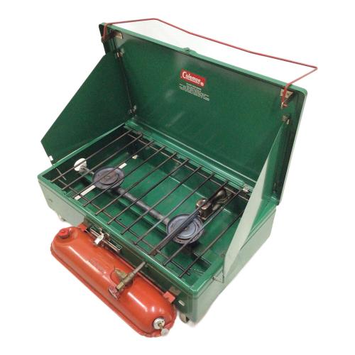 Coleman (コールマン) ガソリンツーバーナー バルブデカール無し・赤丸タンク/製造期間:1962-64年 413F 1964年1月製(推定) ヴィンテージ