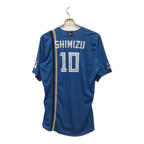 北海道日本ハムファイターズ (ホッカイドウニッポンハムファイターズ) 応援グッズ 記載なし ブルー 実使用 【10】清水優心 @ ユニフォーム 2022ビジターユニフォーム プロ仕様モデル