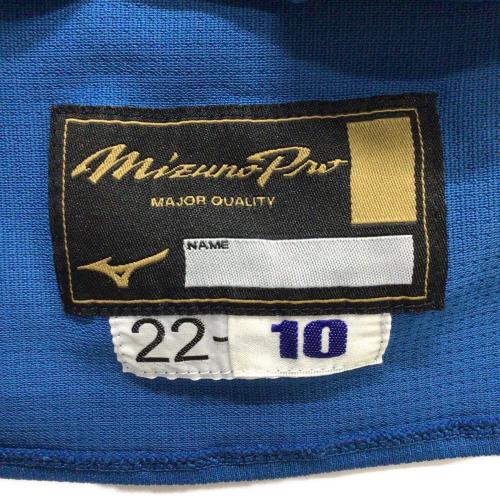 北海道日本ハムファイターズ (ホッカイドウニッポンハムファイターズ) 応援グッズ 記載なし ブルー 実使用 【10】清水優心 @ ユニフォーム 2022ビジターユニフォーム プロ仕様モデル