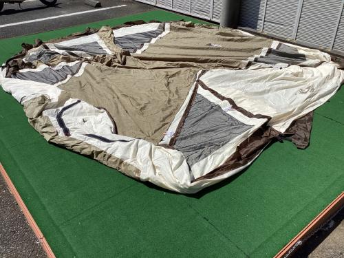 OGAWA (オガワ) ロッジテント 2254 オーナーロッジ ヒュッテレーベン 約520×225×205cm 5～6人用 TC素材