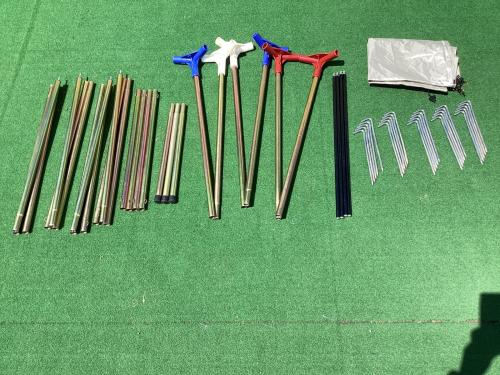 OGAWA (オガワ) ロッジテント 2254 オーナーロッジ ヒュッテレーベン 約520×225×205cm 5～6人用 TC素材