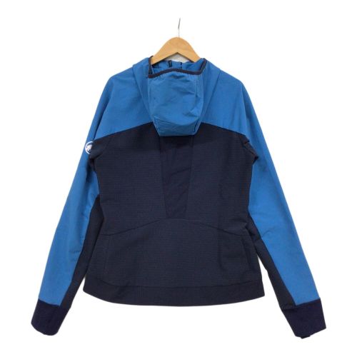 MAMMUT (マムート) トレッキングウェア(ソフトシェル) レディース SIZE M ブルー エナジーソフトシェル ハイブリッドフード ジャケット 1011-01930