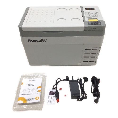 BougeRV (ボガヴ) クーラーボックス 25L グレー 3WAY電源対応 DC12V/24V AC100V -22℃～10℃ 車載冷蔵庫 未使用品