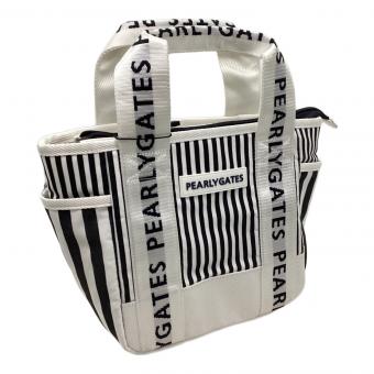 PEARLY GATES (パーリーゲイツ) ゴルフ雑貨 ホワイト×ブラック 053-3181201・カートバック 未使用品