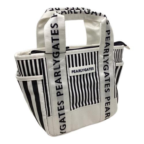 PEARLY GATES (パーリーゲイツ) ゴルフ雑貨 ホワイト×ブラック 053-3181201・カートバック 未使用品