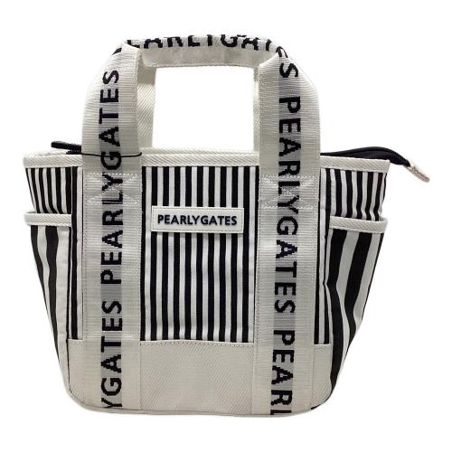 PEARLY GATES (パーリーゲイツ) ゴルフ雑貨 ホワイト×ブラック 053-3181201・カートバック 未使用品