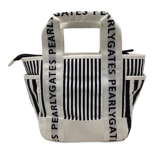 PEARLY GATES (パーリーゲイツ) ゴルフ雑貨 ホワイト×ブラック 053-3181201・カートバック 未使用品