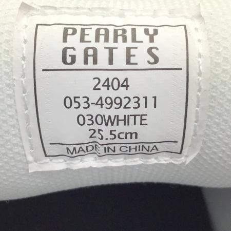 PEARLY GATES (パーリーゲイツ) ゴルフシューズ メンズ SIZE 25.5cm