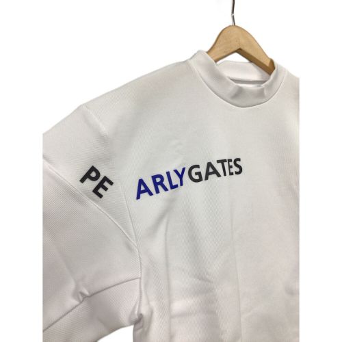 PEARLY GATES (パーリーゲイツ) ゴルフウェア(トップス) メンズ SIZE M ホワイト 2023年モデル・チェックインレイジャガード クルーネックプルオーバー＜Relaxシリーズ＞ トレーナー 053-4162327