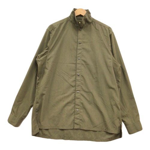 山と道 (ヤマトミチ) トレッキングウェア(シャツ) ユニセックス SIZE L オリーブ バンブーポリエステル バンブーシャツ