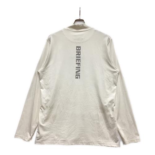 BRIEFING (ブリーフィング) ゴルフウェア(トップス) メンズ SIZE XL ホワイト ツアーLSハイネック モックネック BBG221M09