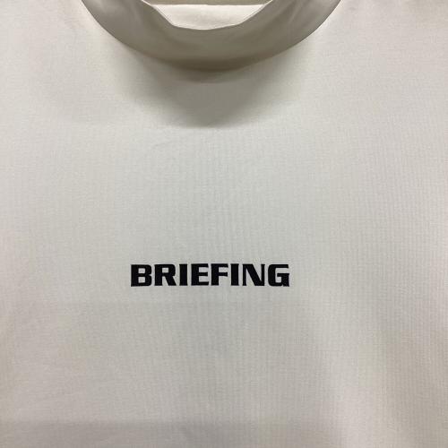 BRIEFING (ブリーフィング) ゴルフウェア(トップス) メンズ SIZE XL ホワイト ツアーLSハイネック モックネック BBG221M09