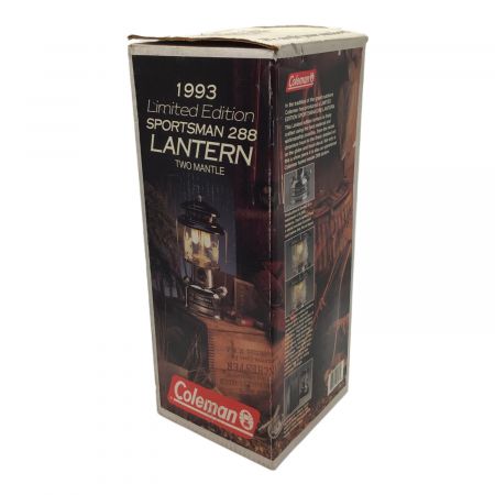 Coleman (コールマン) ガソリンランタン シリアル NO.03696 288A743J
