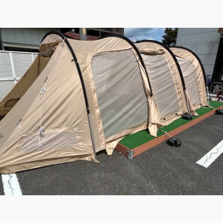 DOD (ディーオーディー) ツールームテント タンカラー T7-690-TN カマボコテント3L 約380×760×218㎝  4～6人用｜トレファクONLINE