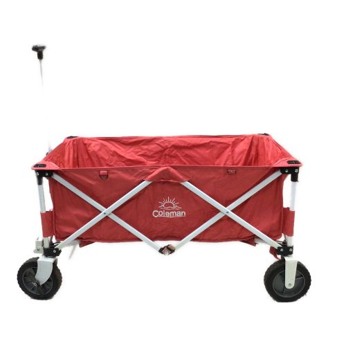 Coleman (コールマン) キャリーワゴン ストロベリー 廃盤品 希少カラー サンシャインロゴ アウトドアワゴン ヴィンテージ 2000026815