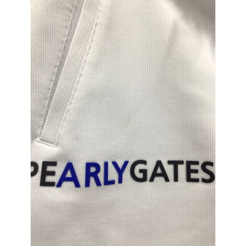 PEARLY GATES (パーリーゲイツ) ゴルフウェア(パンツ) メンズ SIZE L ホワイト 2023年モデル・チェックインレイジャガード ショートパンツ＜Relaxシリーズ＞ ハーフパンツ 053-4132327