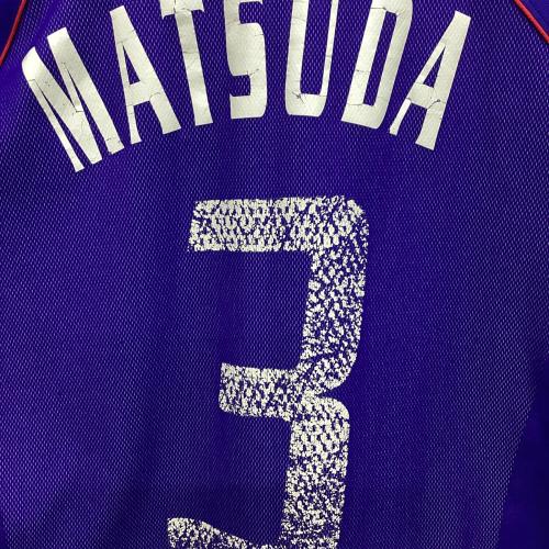 日本代表 (ニホンダイヒョウ) サッカーユニフォーム メンズ SIZE L ブルー 【3】松田 2002年日韓ワールドカップ JD1020