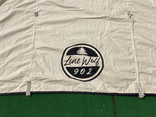 POMOLY (ポモリー) レクタタープ 煙突穴付き ハンモック向けタープ ハンモックTCタープ 445×445㎝ 2～3人用 TC素材