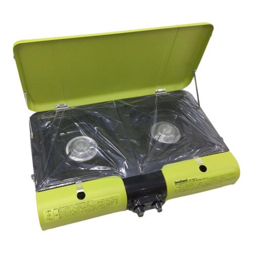 Iwatani (イワタニ) ツインガスバーナー TBG-2 2022年製 テーブルトップBBQ コンロ フラットツイン S PSLPGマーク有