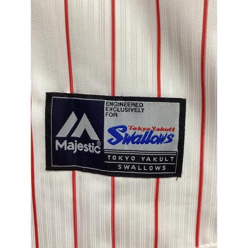 東京ヤクルトスワローズ (トウキョウヤクルトスワローズ) 応援グッズ XLサイズ ホワイト×レッド ホーム ユニフォーム 山田 哲人【1】 レプリカ