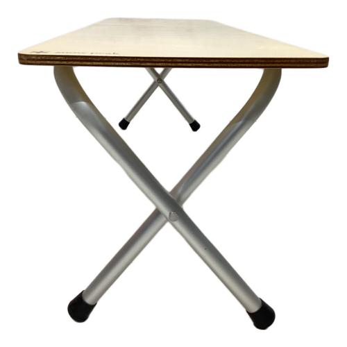 Snow peak (スノーピーク) アウトドアテーブル シナベニア天板 初期型 フォールディングシェルフ ウッドトップロング