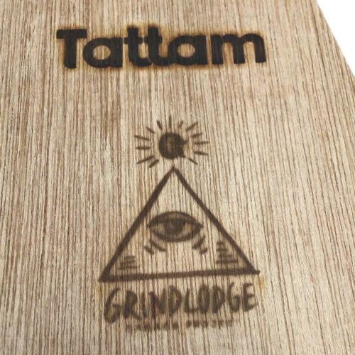 GRIND LODGE (グラインドロッジ) アウトドアチェア ブラウン×ブラック スツール(小) tattam ウッドスツール