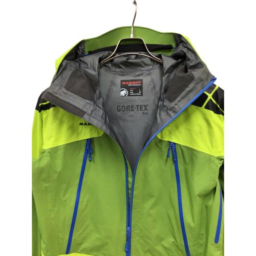 MAMMUT (マムート) トレッキングウェア(レインウェア) メンズ SIZE XL 黄緑 GORE-TEX PRO アルバロンジャケット 1010-08221