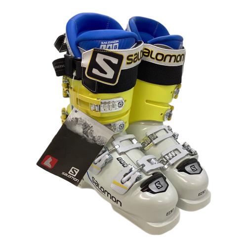 SALOMON (サロモン) X LAB+ 140 スキーブーツ レディース SIZE 24.5cm ホワイト×イエロー
