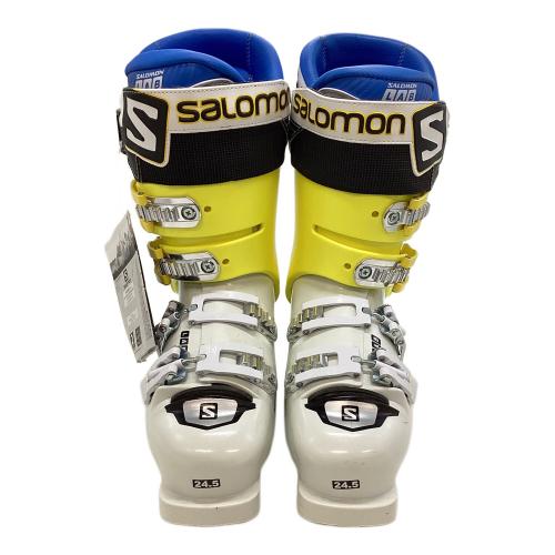 SALOMON (サロモン) X LAB+ 140 スキーブーツ レディース SIZE 24.5cm ホワイト×イエロー