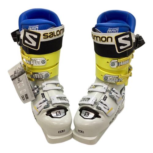 SALOMON (サロモン) X LAB+ 140 スキーブーツ レディース SIZE 24.5cm ホワイト×イエロー